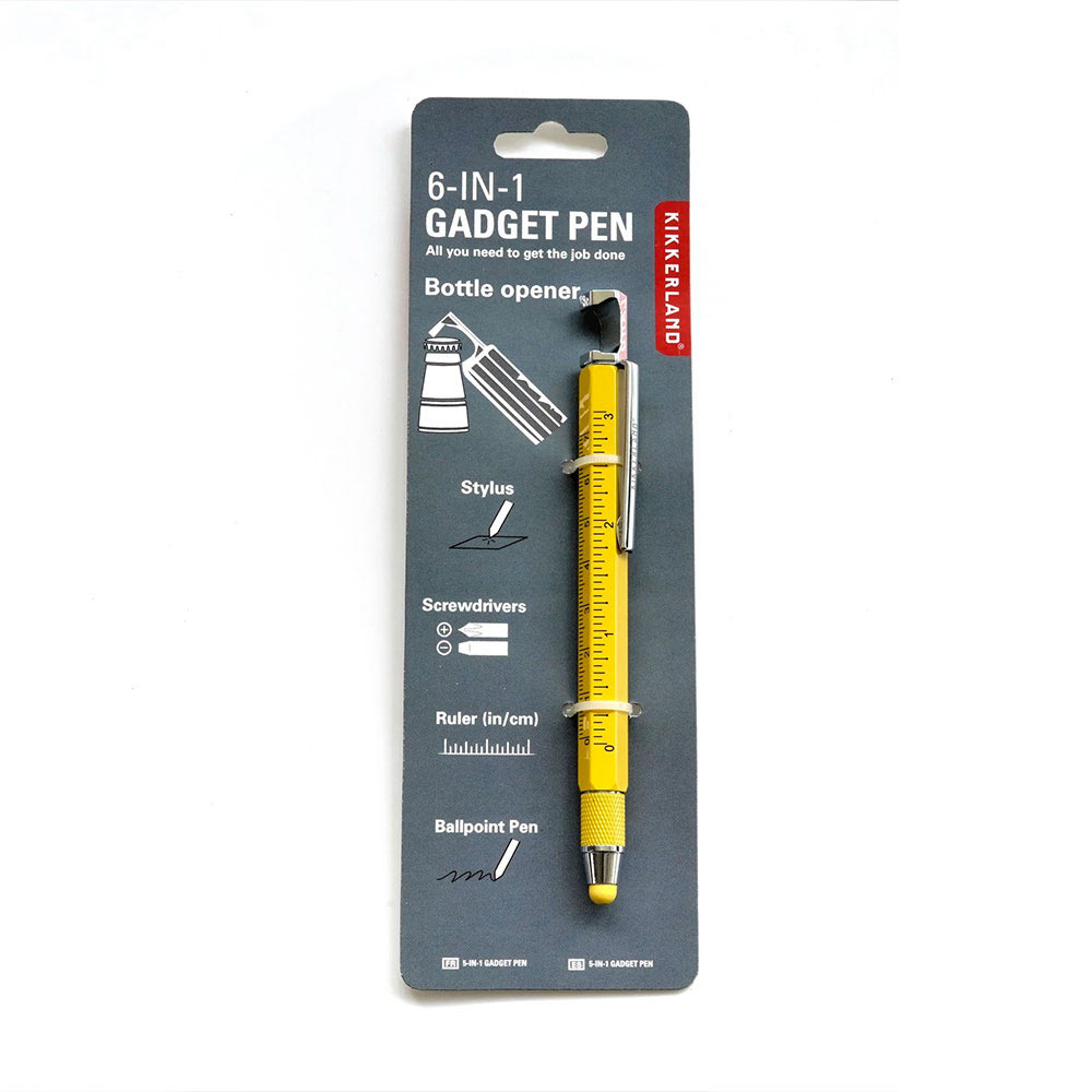 עט עם כלי עבודה 7IN1 צהוב