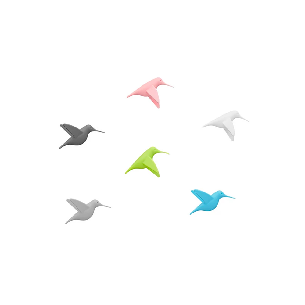 סט 6 מגנטים ציפורים יונק הדבש Hummingbirds