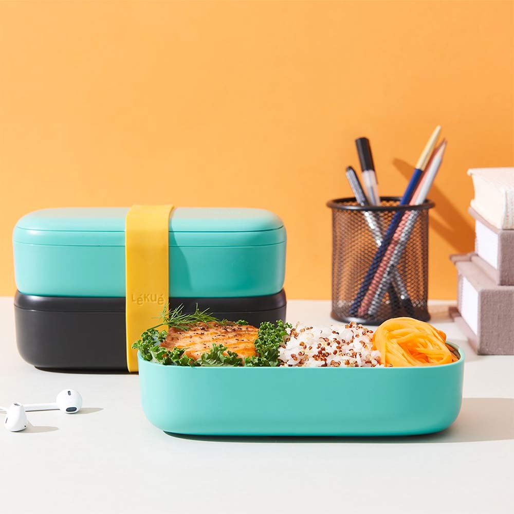 קופסת אוכל בנטו טורקיז