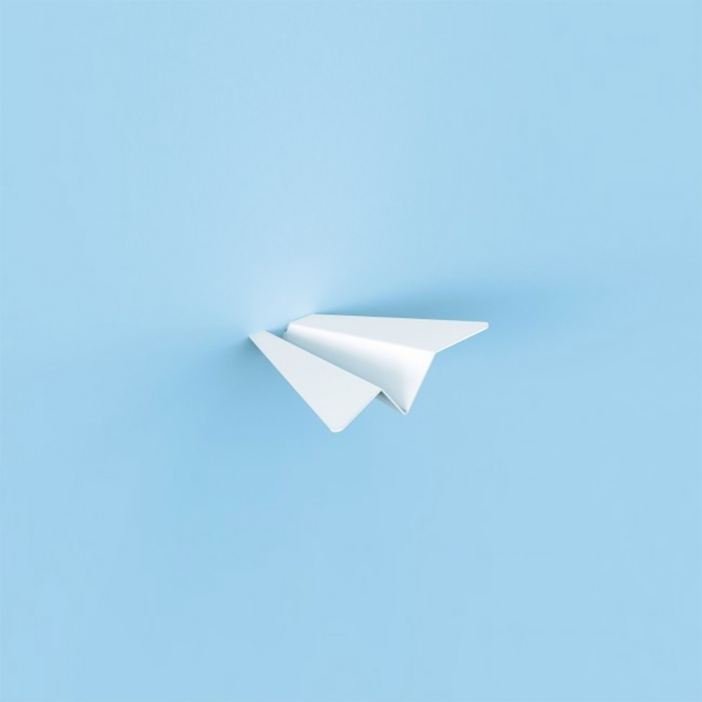 סט מתלים בעיצוב מטוס נייר  Paper Planes