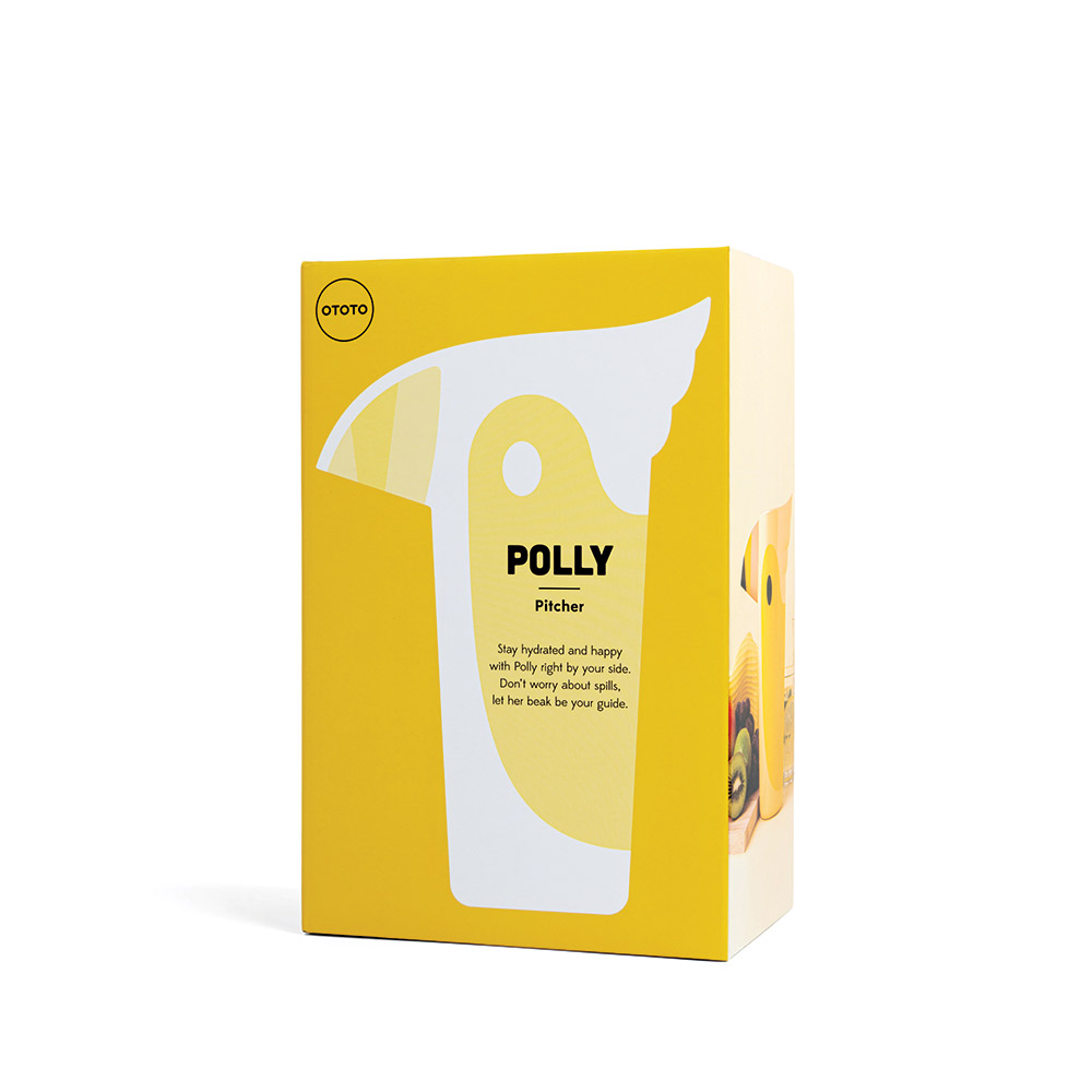קנקן שתייה פולי צהוב Polly