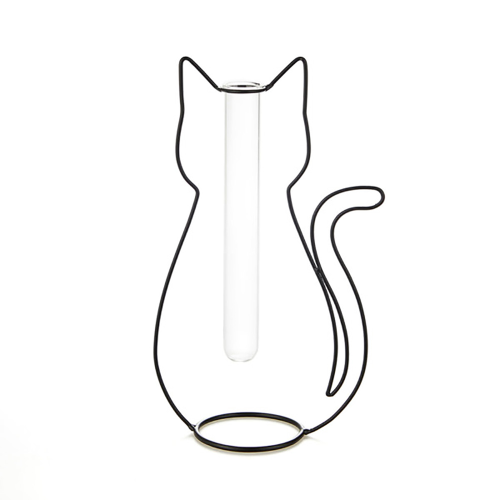 אגרטל צללית חתול Cat Silhouette Vase