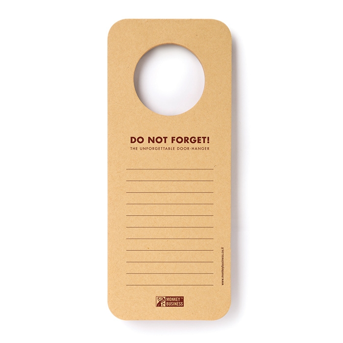 פנקס לדלת Doorhanger Notepad