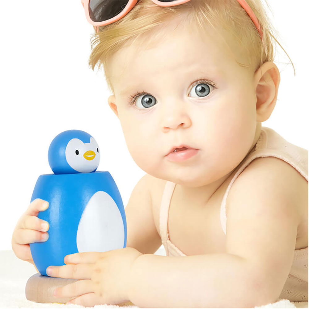 פיקבו פינגווין - צעצוע עץ