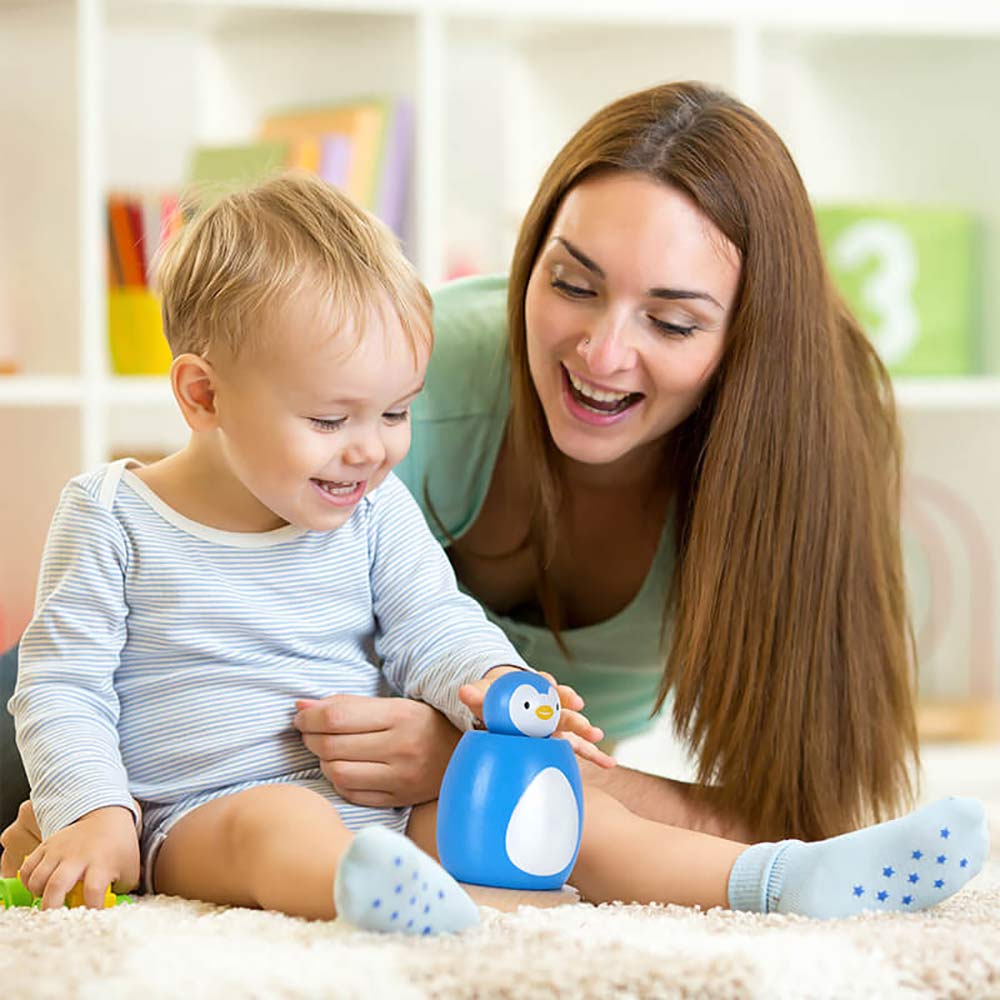 פיקבו פינגווין - צעצוע עץ