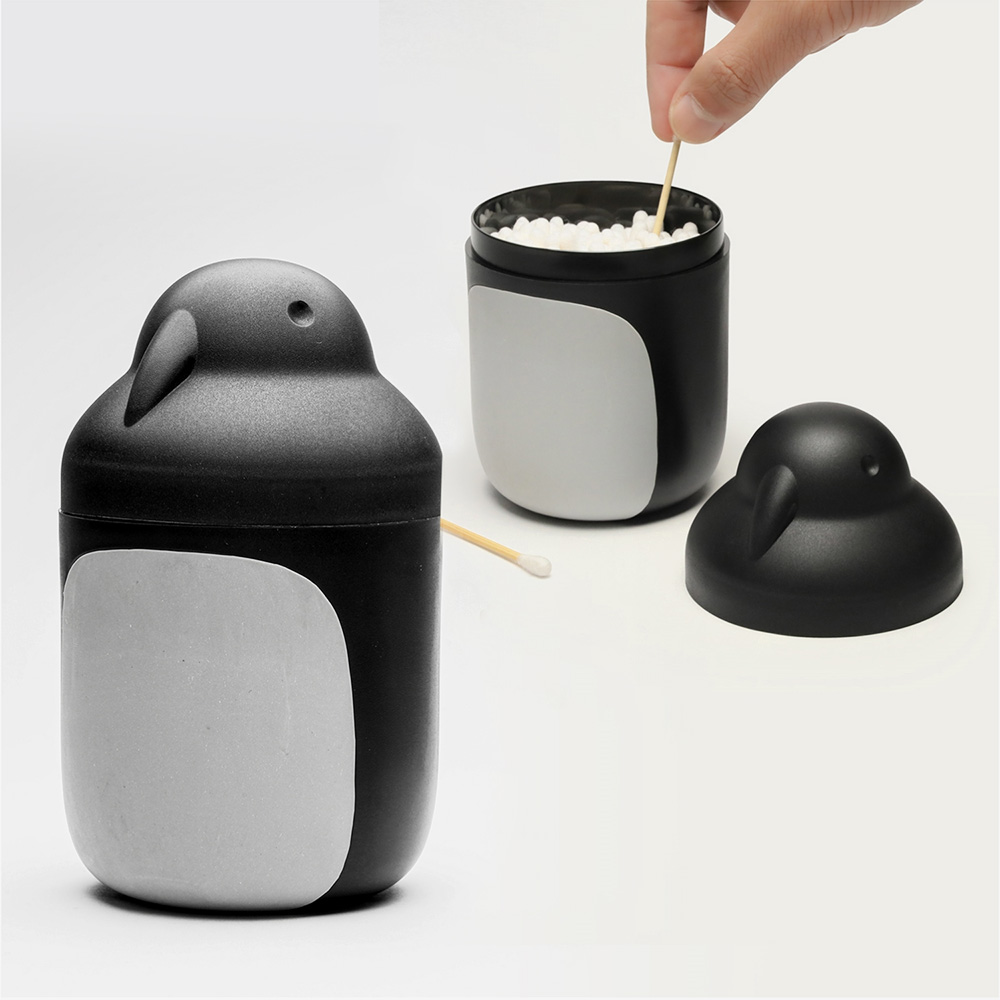 כלי איחסון לצמר גפן וצימרנים פינגווין