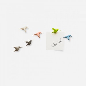 סט 6 מגנטים ציפורים יונק הדבש Hummingbirds