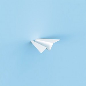 סט מתלים בעיצוב מטוס נייר  Paper Planes