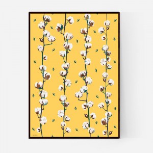 Cotton Blossom - הדפס כותנה בצהוב