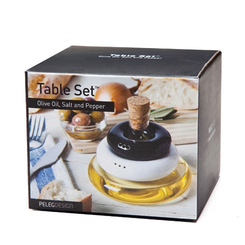 סט מלח פלפל ושמן זית - Table Set
